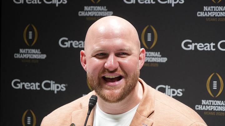 Jan 17, 2026; Miami Beach, Florida, USA; ACC Network analyst Eric Mac Lain during media day for the 2025 College Football Playoff National Championship at Miami Beach Convention Center. Mandatory Credit: Kirby Lee-Imagn Images