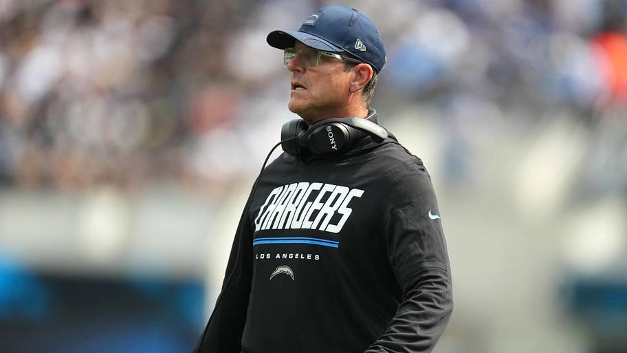 Los Angeles Chargers coach Jim Harbaugh