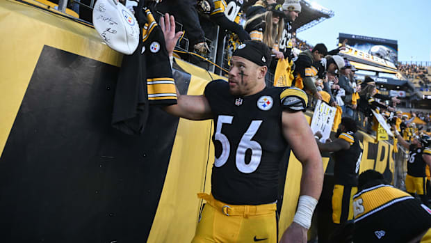 Pittsburgh Steelers linebacker Alex Highsmith Pittsburgh Steelers linebacker Alex Highsmith