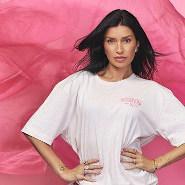 Nicole Williams English was photographed by Katherine Goguen at the Hard Rock Hotel New York. 