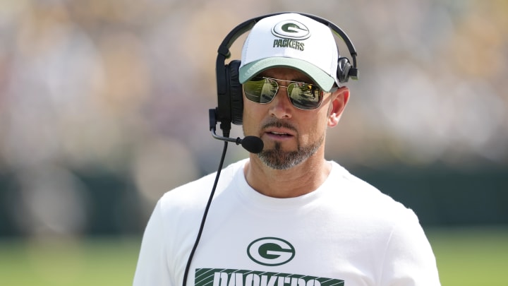 Green Bay Packers head coach Matt LaFleur