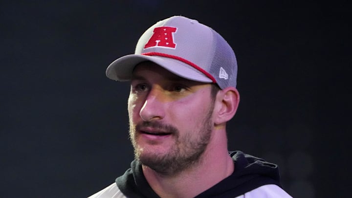 Joey Bosa stands during the Pro Bowl on Jan. 30, 2025. Joey Bosa stands during the Pro Bowl on Jan. 30, 2025.