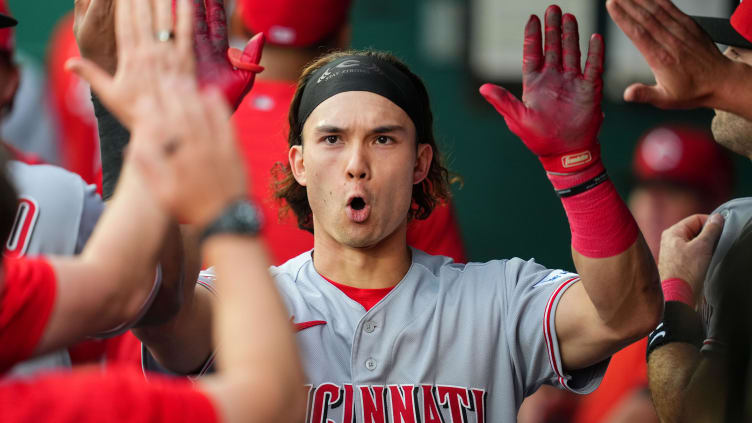 Cincinnati Reds left fielder Stuart Fairchild