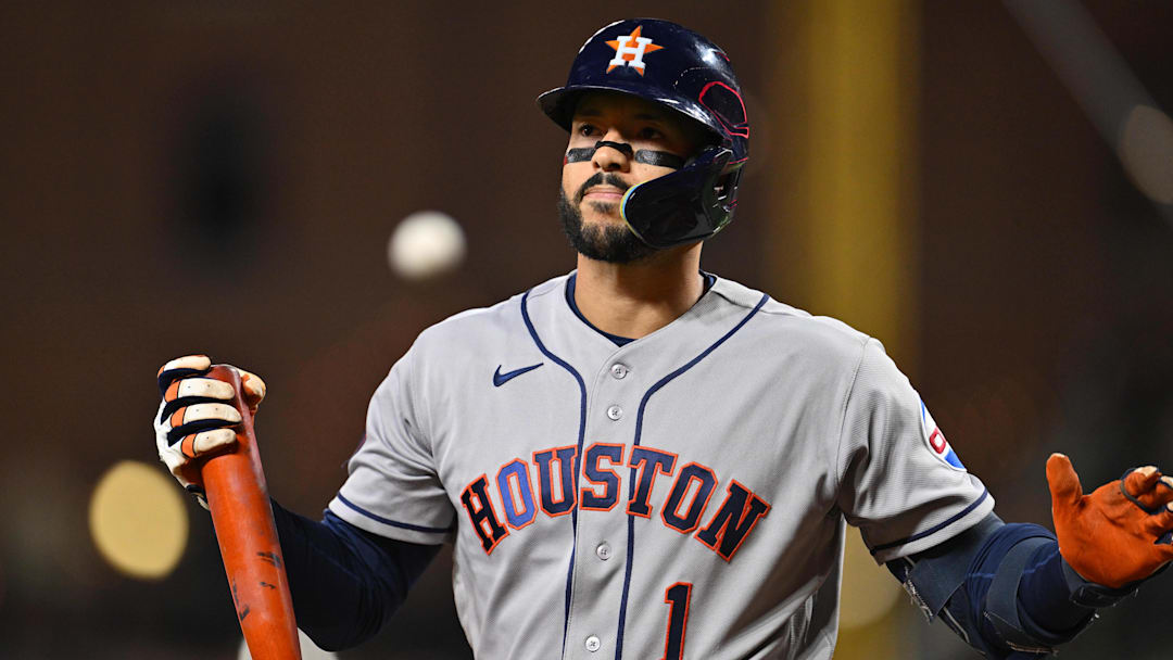 Houston Astros infielder Carlos Correa