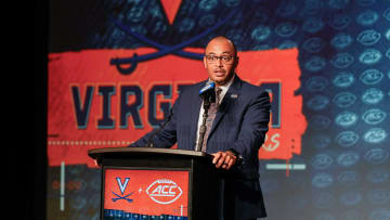 Tony Elliott will be joined by Chico Bennett Jr., Kam Butler, and Tony Muskett at the 2024 ACC Football Kickoff in Charlotte on July 23rd.