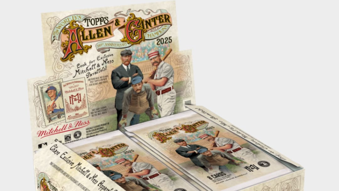 2025 Topps Allen and Ginter is available in multiple variations, including a special collab with Mitchell & Ness. 2025 Topps Allen and Ginter is available in multiple variations, including a special collab with Mitchell & Ness.