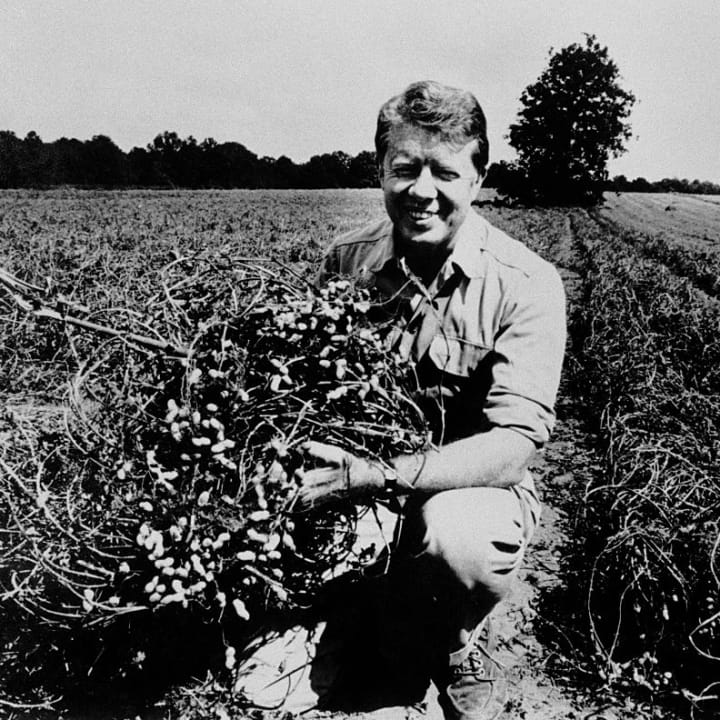 Jimmy Carter on his Peanut Farm