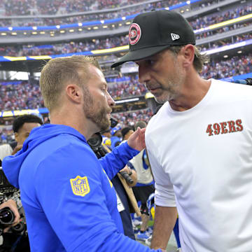 Los Angeles Rams coach Sean McVay and San Francisco 49ers coach Kyle Shanahan are quite familiar with one another.