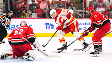Calgary Flames v Carolina Hurricanes