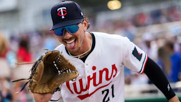 DaShawn Keirsey Jr. has been told he made the Twins' Opening Day roster. He might have made a face like this.