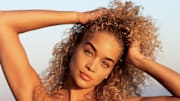 Jasmine Sanders was photographed by Derek Kettela in Zurich, Switzerland. 