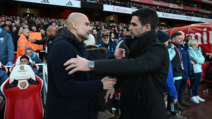 Guardiola e Arteta dirigem times protagonistas da Premier League