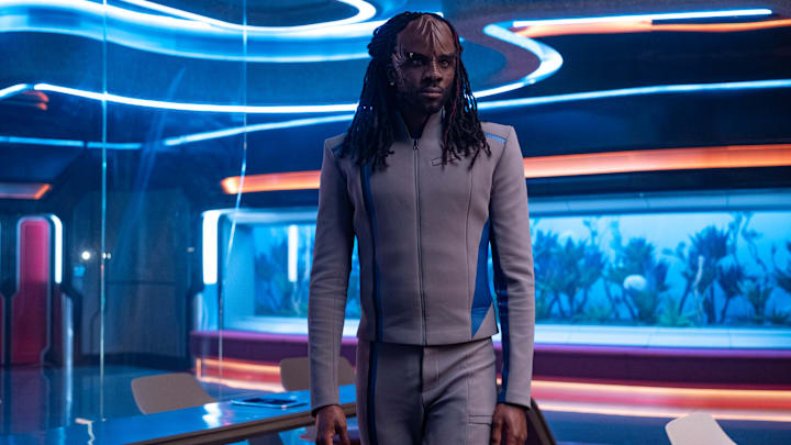 Karim Diané in season 1, episode 4 of Star Trek: Starfleet Academy streaming on Paramount+. Photo Credit: Brooke Palmer/Paramount+