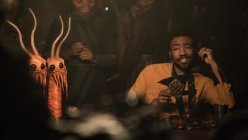 Donald Glover is Lando Calrissian in SOLO: A STAR WARS STORY.