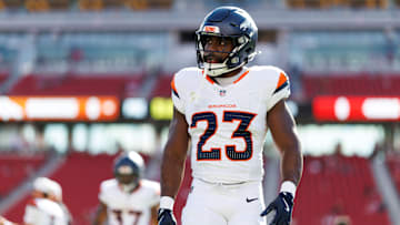 Denver Broncos RB Audric Estimé