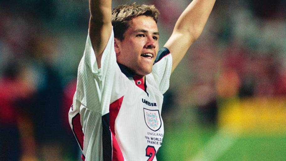 Michael Owen at the 1998 World Cup.