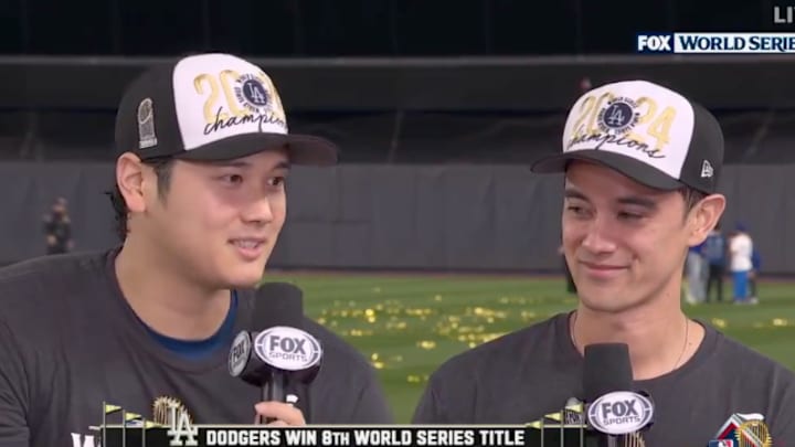 Shohei Ohtani capped off his historic season with a World Series title. 