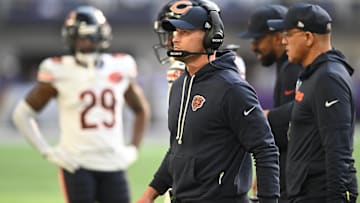 Chicago Bears head coach Ben Johnson