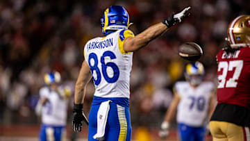 Los Angeles Rams Colby Parkinson v San Francisco 49ers