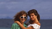 Jule Campbell with Stephanie Seymour.