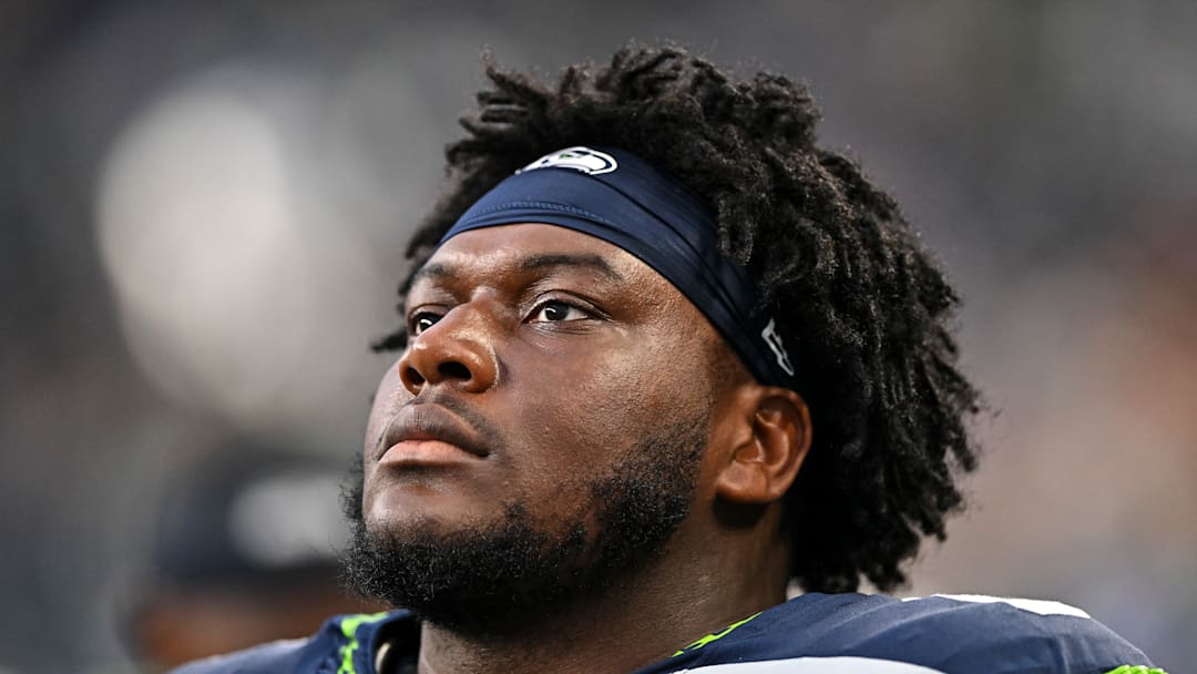 Christian Haynes with the Seattle Seahawks