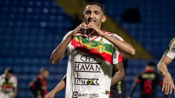 Diego Mathias, jogador do Brusque em 2024