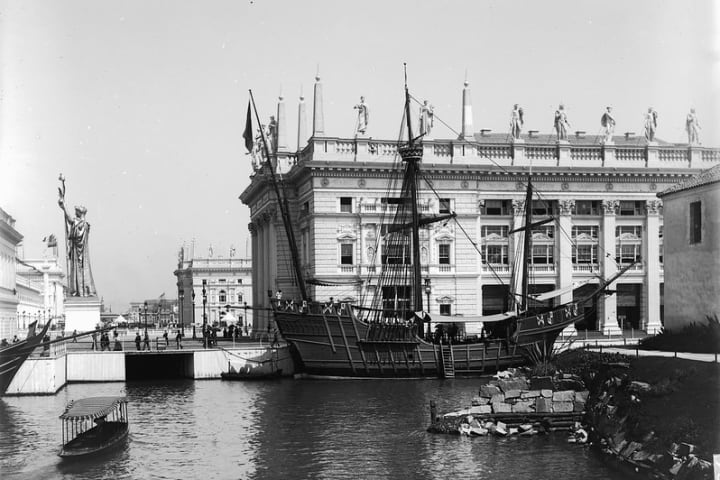 Spanish caravel at the 1893 World's Columbian Exposition