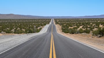Scenic roads near Death Valley in California