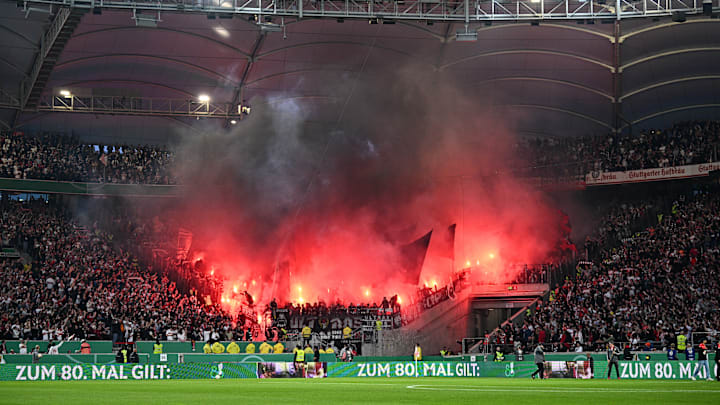 Die Fans von Eintracht Frankfurt sorgen immer wieder für Aufsehen Die Fans von Eintracht Frankfurt sorgen immer wieder für Aufsehen