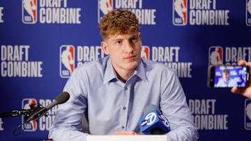 Kasparas Jakucionis at 2025 NBA Draft Combine