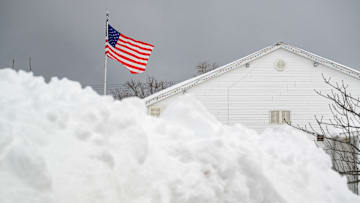 Winter storm in Erie, Pennsylvania