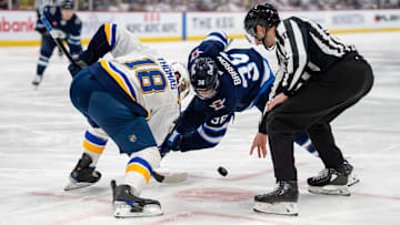 St Louis Blues v Winnipeg Jets - Game One