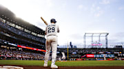 Seattle Mariners catcher Cal Raleigh gets ready to bat during a game against the Boston Red Sox on June 17 at T-Mobile Park.