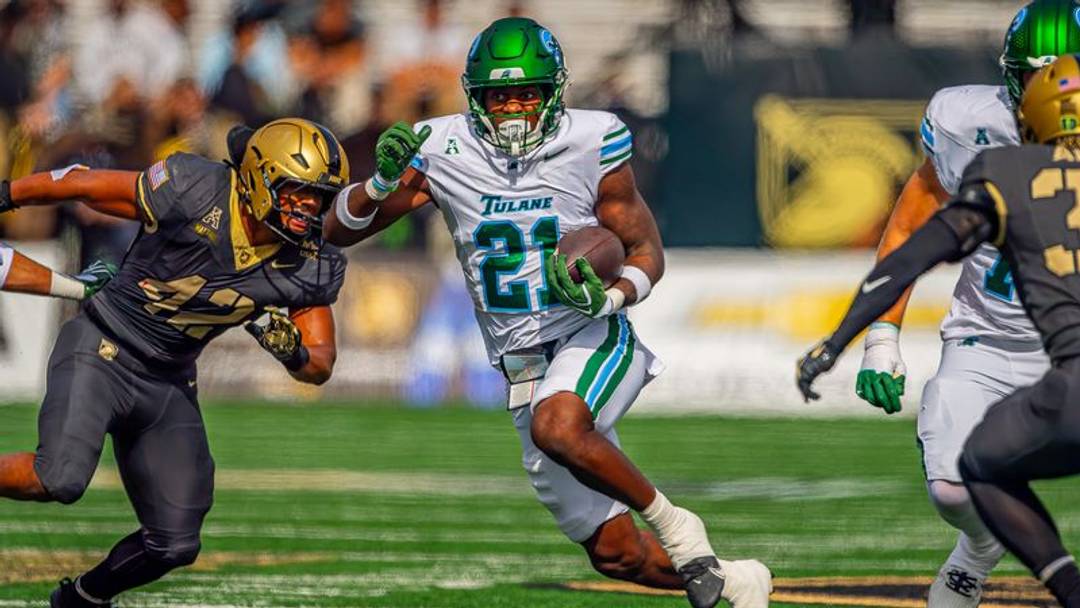 Tulane running back DJ Dugar Tulane running back DJ Dugar