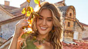 Olivia Ponton was photographed by James Macari in Montenegro. 