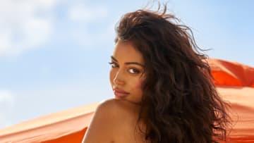Cindy Kimberly was photographed by Ben Watts in Barbados.