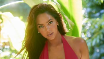 Christen Harper was photographed by Amanda Pratt in Dominica. 