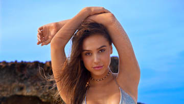 Alexis Ren was photographed by Yu Tsai in Aruba.