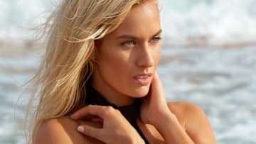Paige Spiranac was photographed by James Macari in Aruba. 