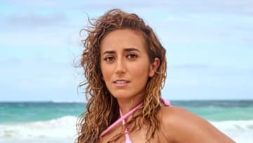 Sarafina Nance was photographed by Yu Tsai in Dominican Republic. Swimsuit by Rapel.
