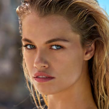 Hailey Clauson was photographed by Ben Watts in the Bahamas. 