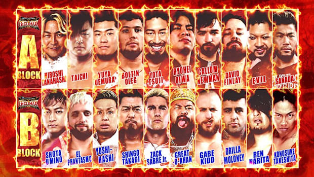 NJPW G1 Climax 35 A & B Blocks