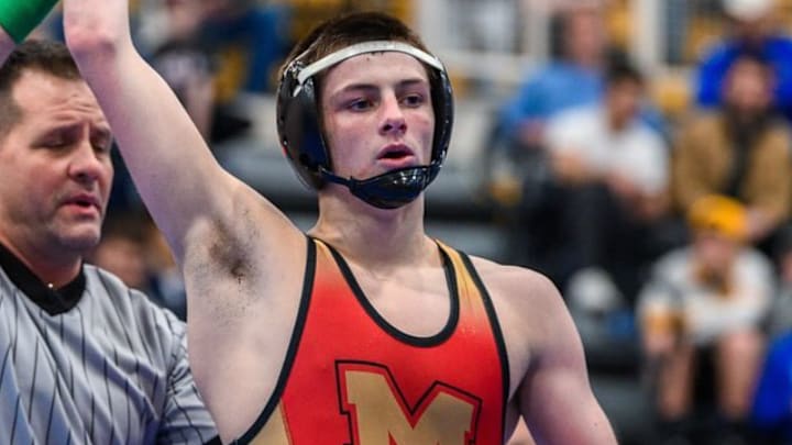 Jax Forrest is expected to make one of his final appearances as a high school wrestler this week as he attempts to win his fourth PowerAde title. Forrest is expected to graduate early from Bishop McCort and enroll at Oklahoma State early in the new year.