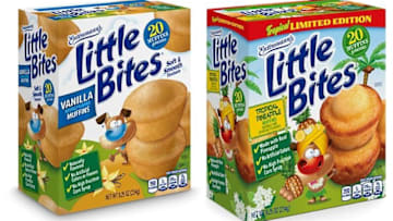 Little Bites Vanilla Muffins and Little Bites Tropical Pineapple Muffins