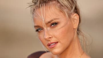 Camille Kostek was photographed by Derek Kettela in St. Croix.