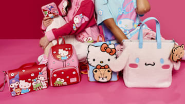 Sanrio Hello Kitty & Tiny Chum Bear Sherpa Mini Backpack