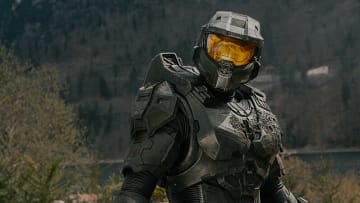 Pablo Schreiber as Master Chief in Halo episode 8, Season 2, Streaming on Paramount+. Photo Credit: Adrienn Szabo/Paramount+