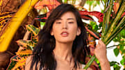 Hyunjoo Hwang was photographed by Yu Tsai in Bali. Swimsuit by Oh Polly.