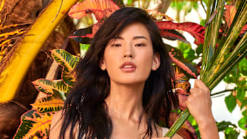 Hyunjoo Hwang was photographed by Yu Tsai in Bali. Swimsuit by Oh Polly.