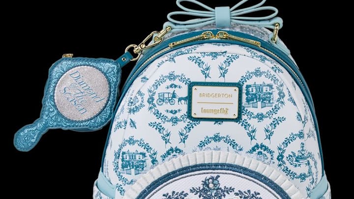 Loungefly Bridgerton Exclusive Diamond of the Season Mini Backpack with Coin Bag
